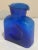 A beautiful MCM cobalt blue glass vase, double spout pitcher. The classic handblown glass 384 made by Blenko Glass, West...