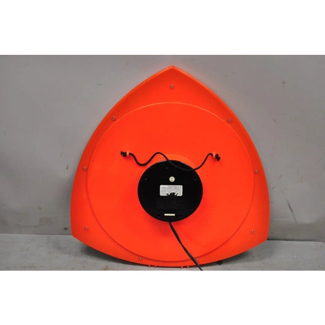 Vintage 1996 Rabbit Tanaka Lumaseries CyberSpace Red Kinetic Wall Art Sculpture For Sale - Image 9 of 12