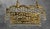 1940s Large Antique Brass Wall Lamp with Swarovski Crystals, 1940s For Sale - Image 5 of 5