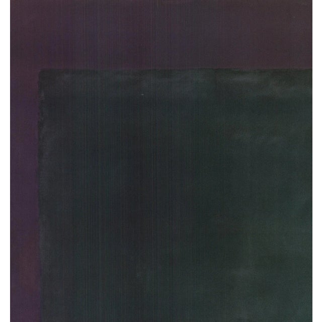 Abstract 2022 Mark Rothko 'Untitled (Green on Purple), 1961' Abstract Offset Lithograph For Sale - Image 3 of 5