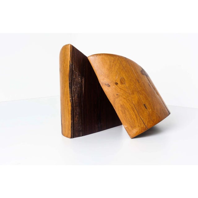 1970s Don Shoemaker Hand-Carved Cocobolo Bookends - a Pair For Sale - Image 9 of 12
