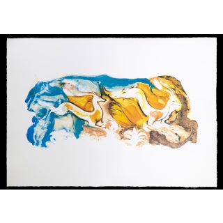 Orfeo Vitali, Deers, Original Lithograph, 1970 For Sale