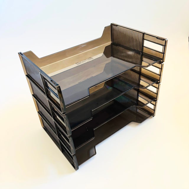 Vintage Eldon Stacking Paper Trays - Set of 2 For Sale - Image 14 of 15