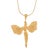 Heavenly Guardian Gold Vermeil Necklace For Sale In Miami - Image 6 of 12