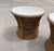 Marzio Cecchi Studio Most Rope Travertine Top Side Tables or Nightstands, a Pair For Sale - Image 10 of 12