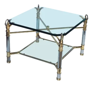French Swan's Neck Low Table