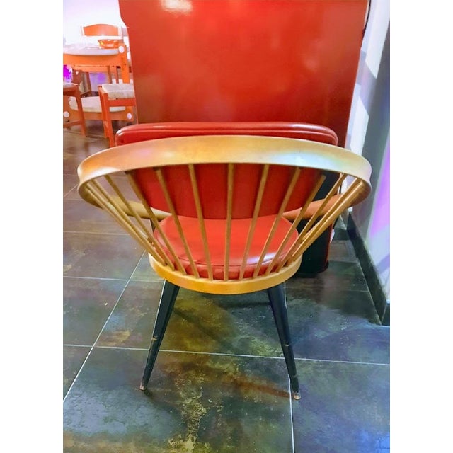 Set of Circle Chairs attributed to Yngve Ekström, 1980s For Sale - Image 3 of 5