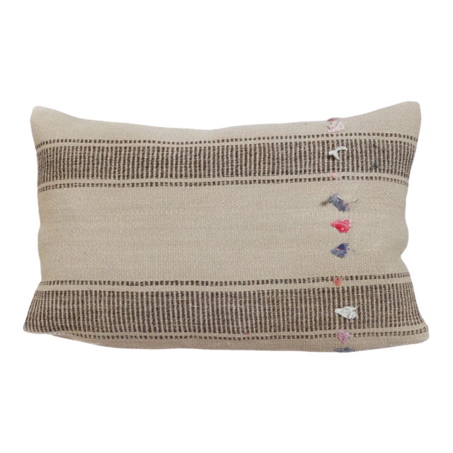 Striped Kilim Pillow Cover For Sale