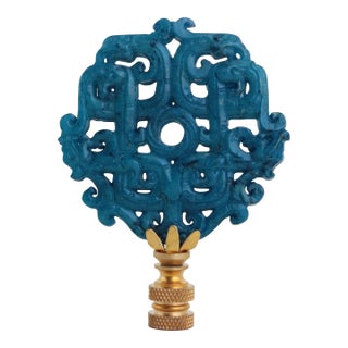 Chinese Carved Stone Lamp Finial For Sale