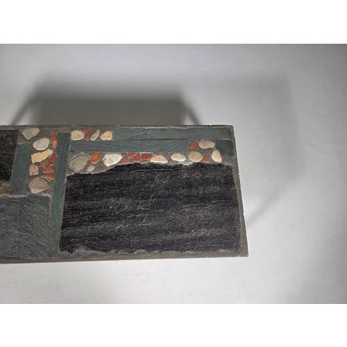 Slate Stone Mosaic Coffee Table by Paul Kingma, 1967 For Sale - Image 4 of 10