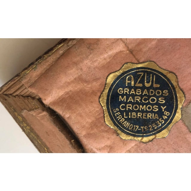 Wood 17th Century Madrid Map Reproduction For Sale - Image 7 of 9