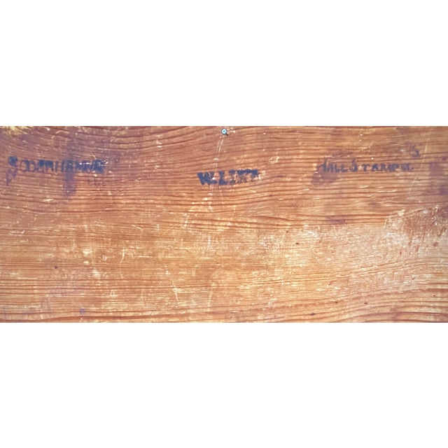 Antique Sealed Mirror, 1800s For Sale - Image 4 of 5