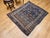 Antique Caucasian Shahsavan Tribal Rug, Hand-Knotted Wool, Geometric Pattern, Navy & Green, 5x6 For Sale In Chicago - Image 6 of 16