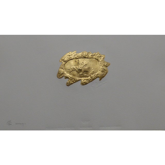 After Georges Braque, Ilya, 1970, Embossed and Gilded Print For Sale