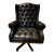 Global Upholstery Traditional Queen Anne Style High Back Tilter Office Chair For Sale
