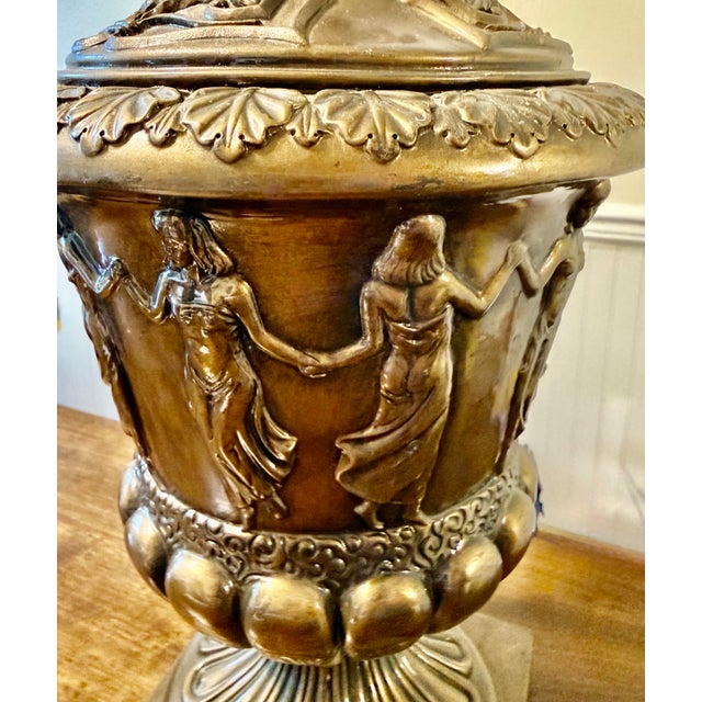 Campana Urn With Classical Figures For Sale - Image 9 of 12