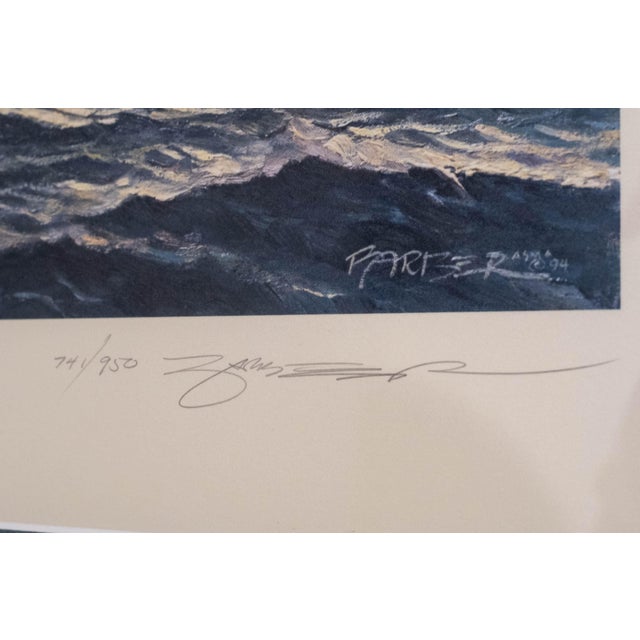 Age: c1994 Details: Signed and numbered 741/950. The skipjack E.C. Collier rounding Hooper Island Lighthouse. Nationally...