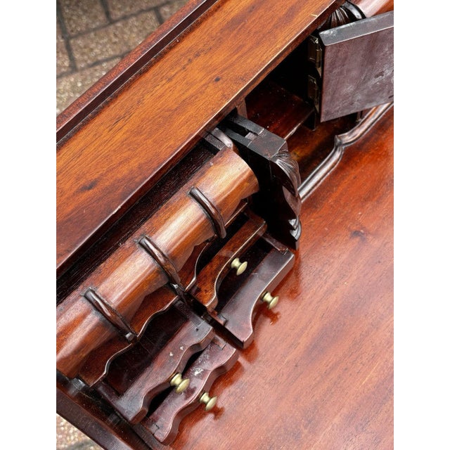 Small Salesman Sample Desk and Chair with Secret Drawers, Set of 2 For Sale - Image 9 of 18