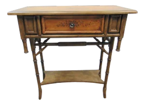 Modern Design Paint Decorated Faux Bamboo Console Table