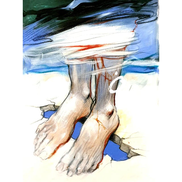 Enki Bilal - Feet - Original Lithograph 2012 For Sale