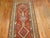 Antique Zabihi Collection Tribal Geometric Persian Runner - 3'4" x 13'2" For Sale - Image 10 of 10