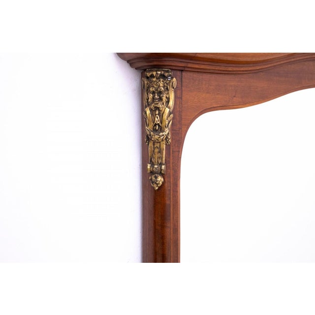Antique Mirror in Walnut, France, 1890 For Sale - Image 3 of 6