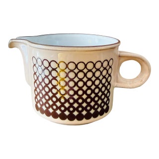 Vintage Hornsea Pottery Coral Pattern Milk Jug or Creamer England Mid Century Modern For Sale