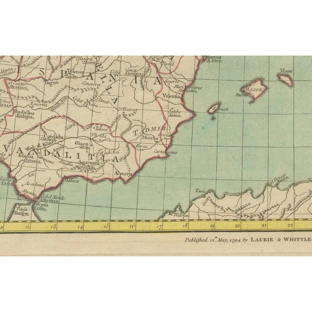 Late 18th Century Map of Europe Highlighting Ancient and Modern Geographical Divisions, 1794 For Sale - Image 5 of 7