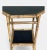 Vintage Coastal Bamboo Octagonal End Table With Black Inset Shelves For Sale - Image 10 of 18