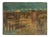 "Augustusbrücke" Oil Painting of a Bridge in Dresden at Night, Late 19th Century. For Sale