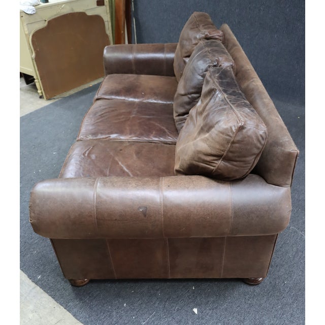 Stickley Craftsman Leather Sofa Chairish