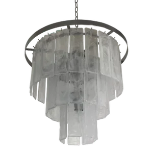 Murano Glass Sputnik Chandelier in Mazzega Style