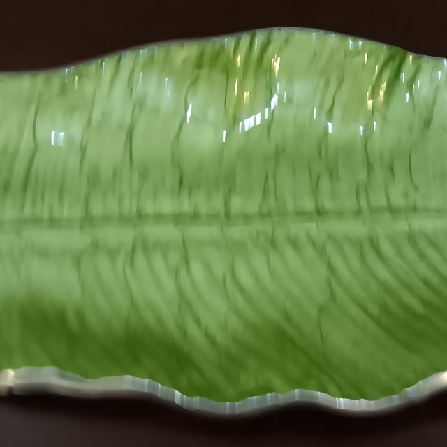 Mid 20th Century Mid Century Modern Leaf Relish Serving Tray by Julia Knight For Sale - Image 5 of 7