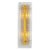 Antique Brass Handmade Glass Wall Lamps, Set of 2 For Sale - Image 4 of 7