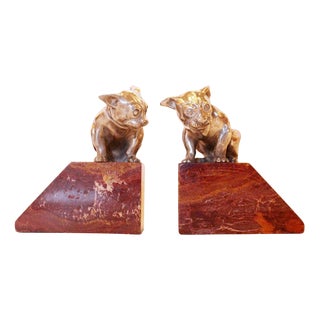 Art Deco Bookends, 1920s, Set of 2 For Sale