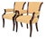Barbara Barry for Baker Furniture Modern Regency Mahogany Armchairs, Pair For Sale
