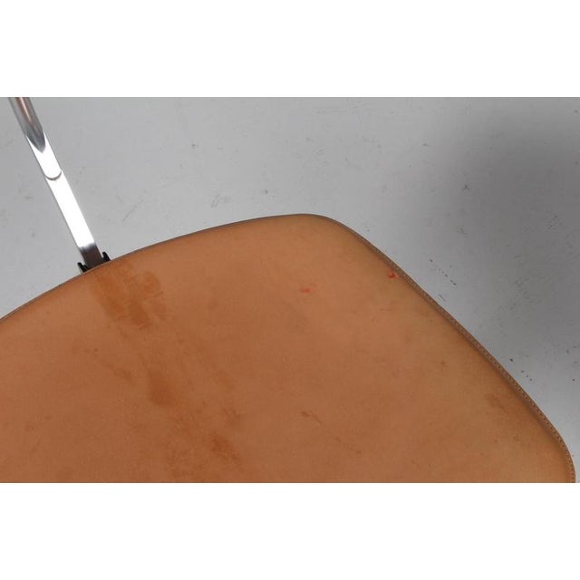 Tan Danish Kevi Office Chair in Butthide Leather attributed to Jørgen Rasmussen, 1960s For Sale - Image 8 of 10