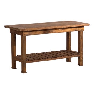 Rustic Side Table, 1920s For Sale