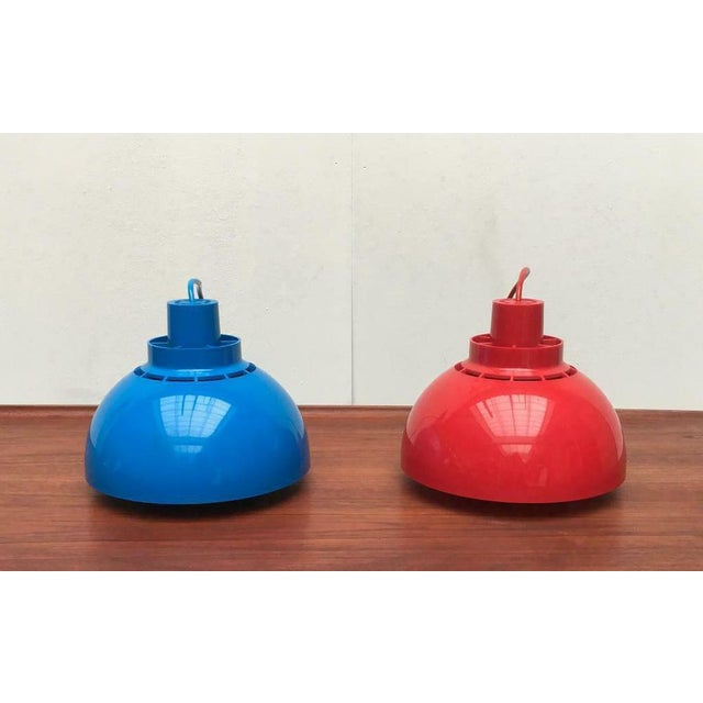 Mid-Century Danish Minisol Pendant Lamps by K. Kewo for Nordic Solar, 1960s, Set of 2 For Sale - Image 17 of 18