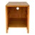 Mid 20th Century Minimalist Solid Oak Open Pedestal Cabinet or Media Stand For Sale