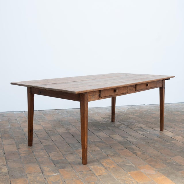 Antique Farmhouse Table, 1890 For Sale - Image 4 of 10