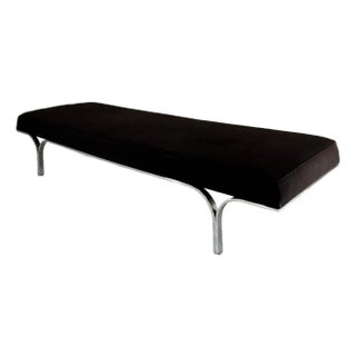 Mid 20th Century Laverne Bench by Laverne Originals in Stainless Steel For Sale
