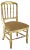 French Gold Leaf Chiavari Style Chair, 1960s For Sale