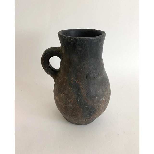 Antique Turkish Pottery Pitcher/Vase For Sale In Los Angeles - Image 6 of 10