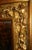 Early 18th c. English giltwood mirror and hallmarked snakes, grapes and snails 76"H 56 1/2"W