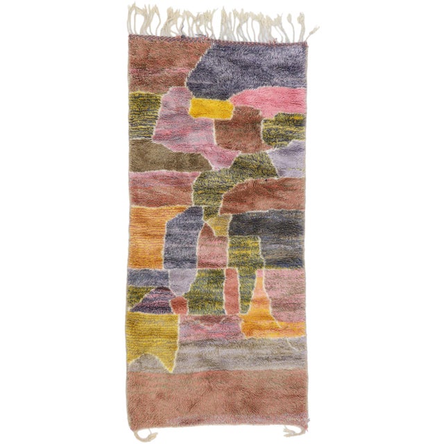 Soft Earthy Berber Moroccan Rug - 03'03 X 06'11 For Sale - Image 9 of 9