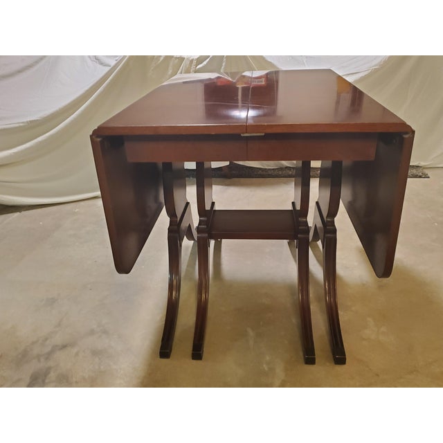 1950s Duncan Phyfe MidCentury Dining Room Table Chairish