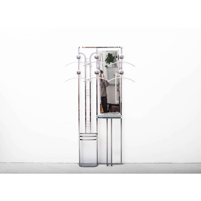Space Age Chrome Coat Rack, 1980s For Sale - Image 11 of 12