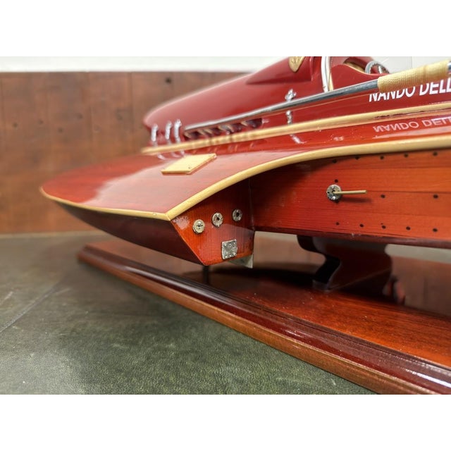 Ferrari Hydroplane Boat Model, 2010s For Sale - Image 9 of 18