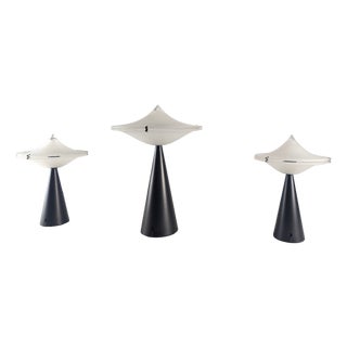 Alien Table Lamps by Cesaro L. for Tre Ci/Luce, Italy, 1970s, Set of 3 For Sale